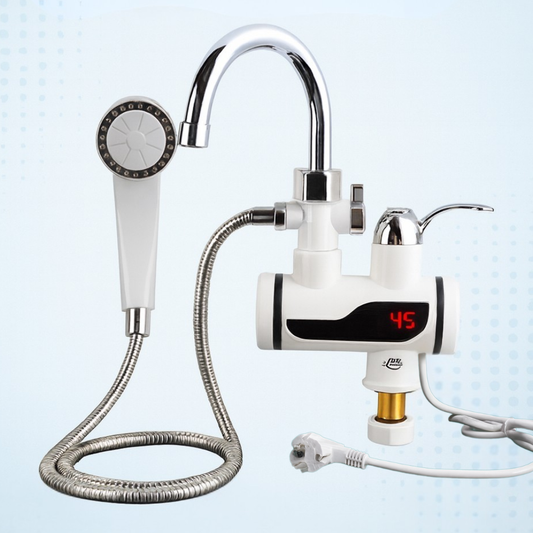 Robinet d'eau chaude instantané électrique.